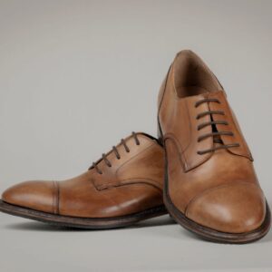 No. 03 - Derby Cap-Toe - Coñac-3