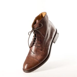 No. 04 - Bota Derby Cap-Toe - Marrón Vintage